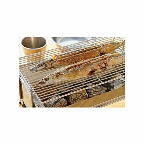 UNIFL Table Top Charcoal and Ceramic Grill UNICERA LONG Ling stainless JAPAN