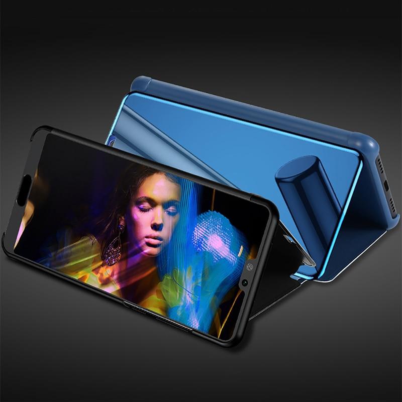 Luxury Mirror Smart Clear View Phone Case For Samsung