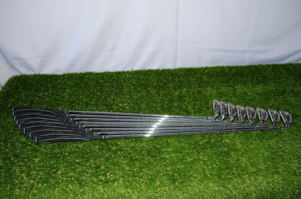 Callaway 	Big Bertha X-12 Pro Series 3-PW Iron Set	R-Handed 	36.75"	Steel Stiff