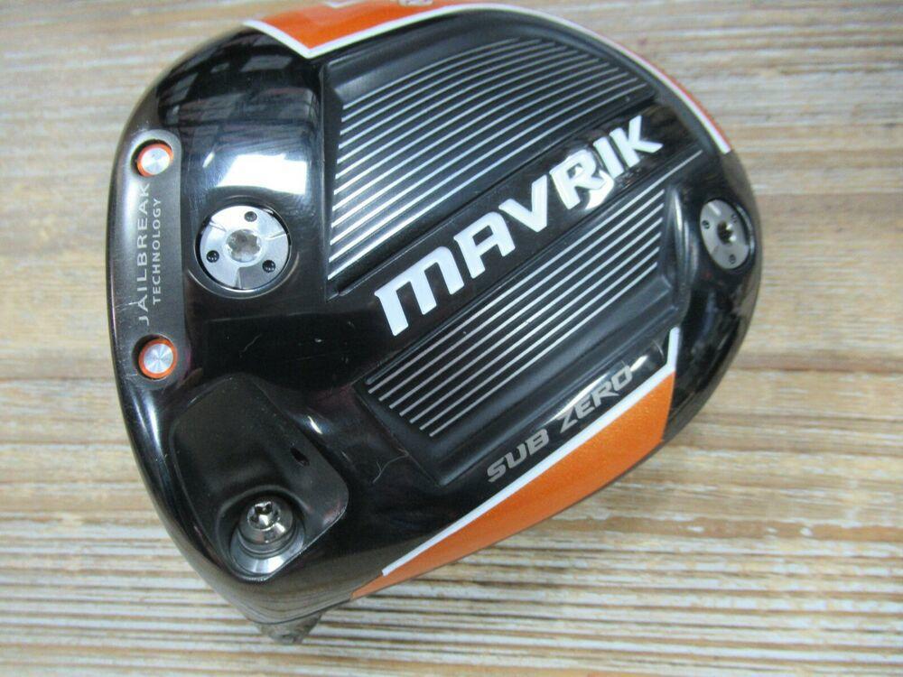 *NICE* CALLAWAY MAVRIK SUB ZERO 9* DRIVER HEAD ONLY W/ HEAD COVER AND TOOL