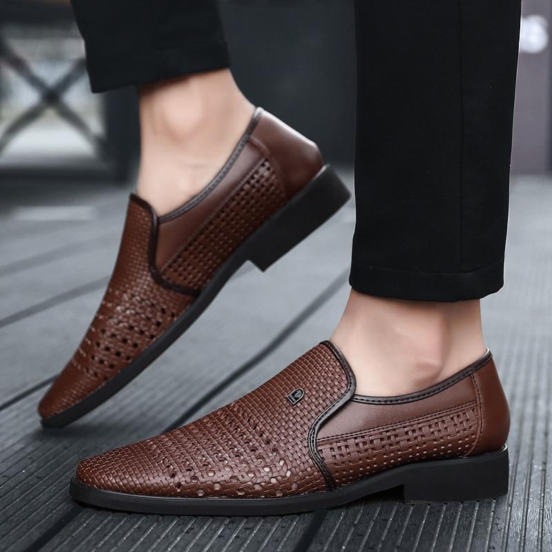 New Summer Men's Genuine Leather Sandals