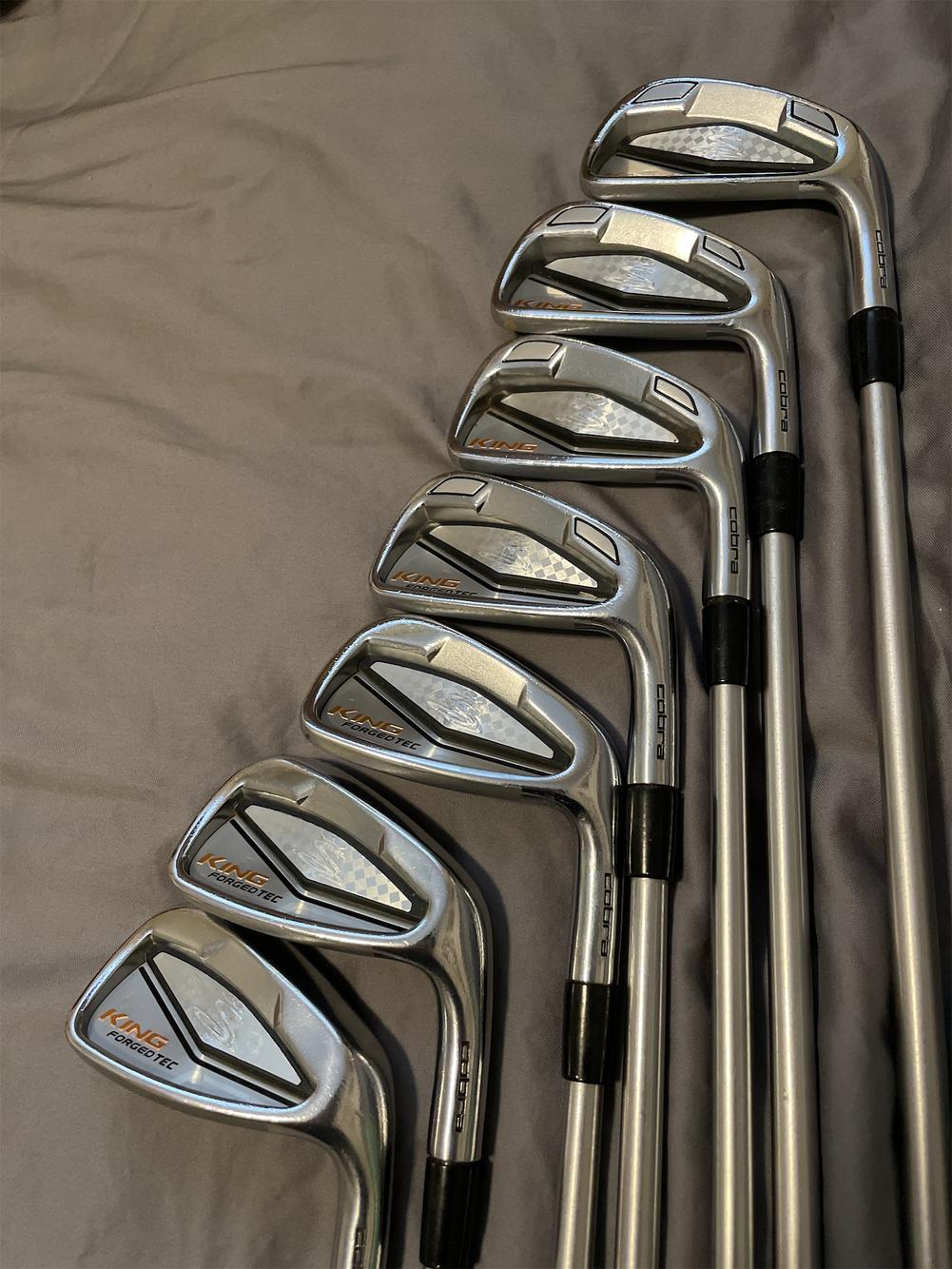 Men's Right Handed King Forged TEC Extra Stiff Flex Graphite/Steel Shaft Iron Set