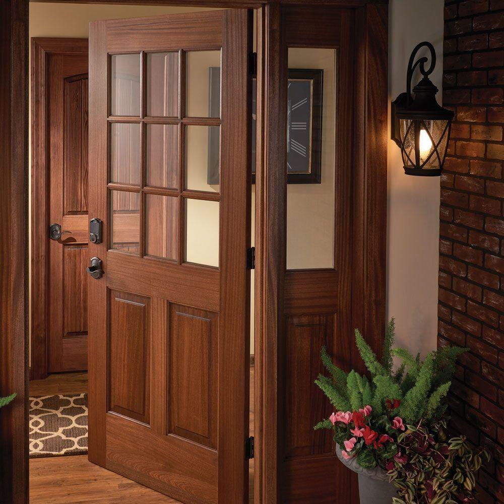 Bronze Connect Smart Deadbolt with Camelot Trim and Camelot Aged Entry Door Handle Set with Georgian Door Knob
