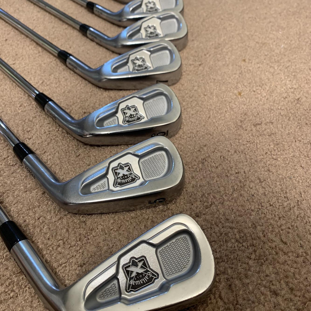 Men's Right Handed X Forged Stiff Flex Steel Shaft Iron Set
