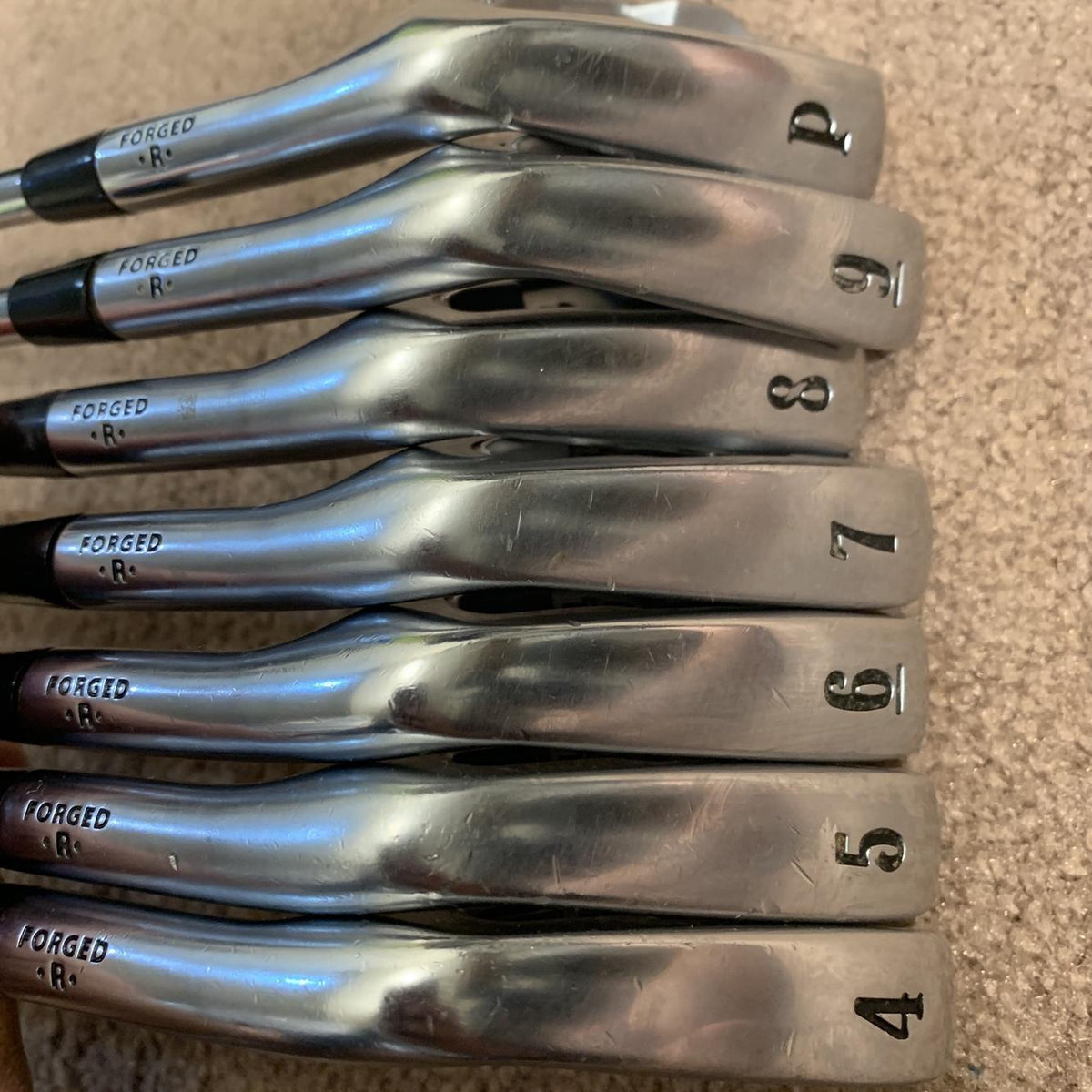 Men's Right Handed X Forged Stiff Flex Steel Shaft Iron Set