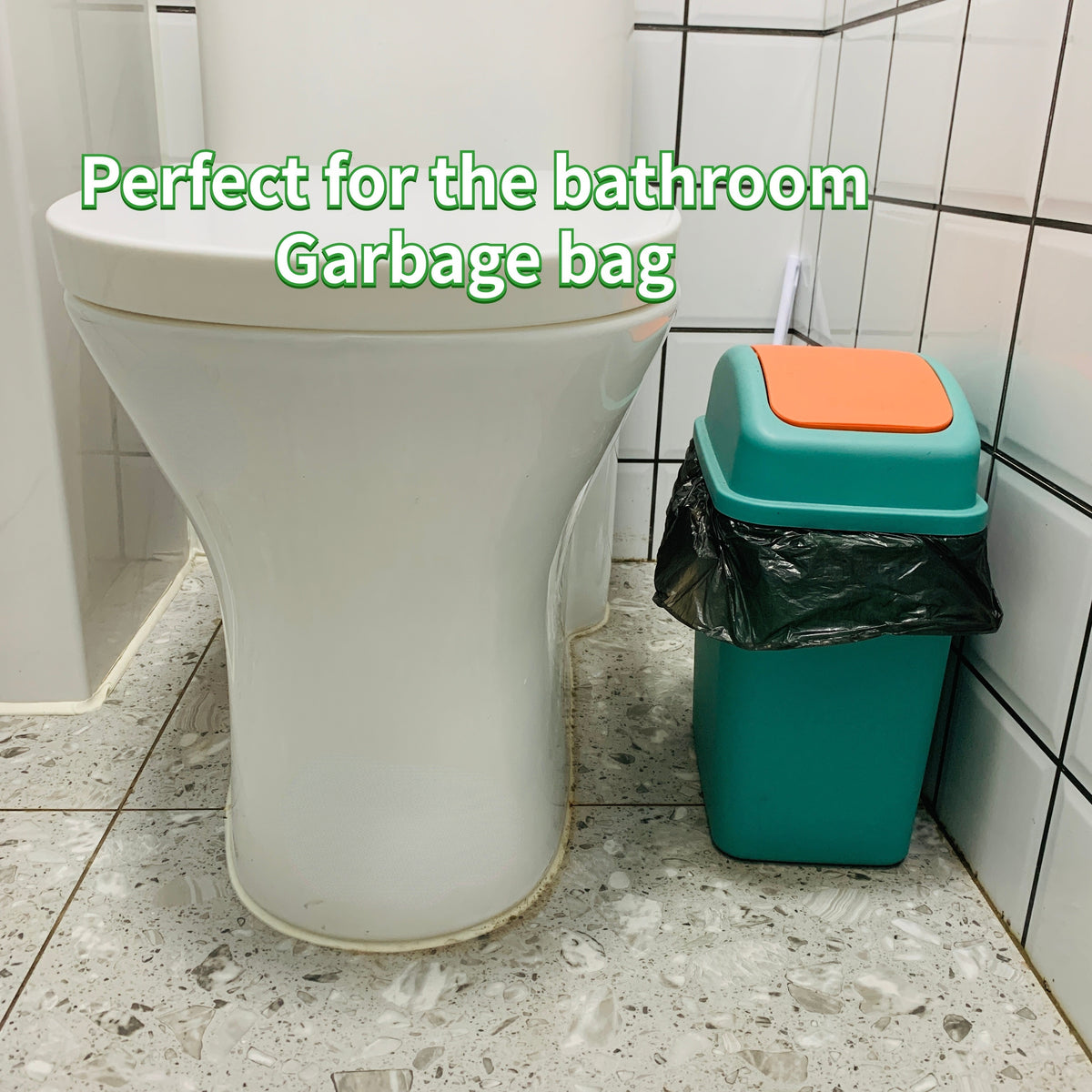 5 Packs of 75pcs 4 Gallon Small Trash Bags - Perfect for Bathroom, Kitchen &amp; Cleaning Storage!
