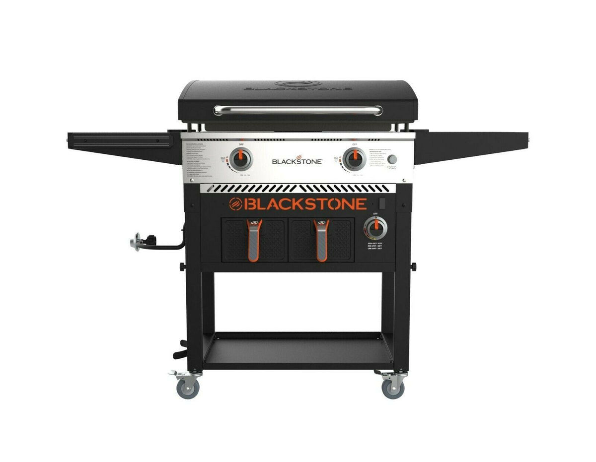 2-Burner 28" Griddle with Electric Air Fryer and Hood
