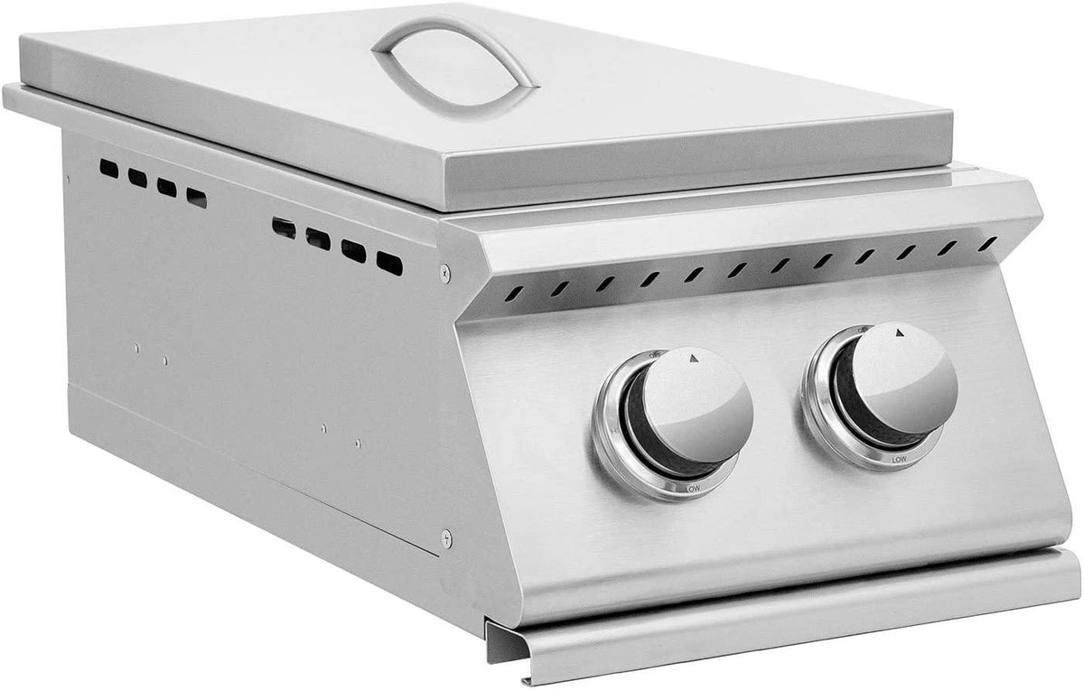 Summerset Sizzler Series Built-In Double Side Burner (SIZSB-2-NG), Natural Gas