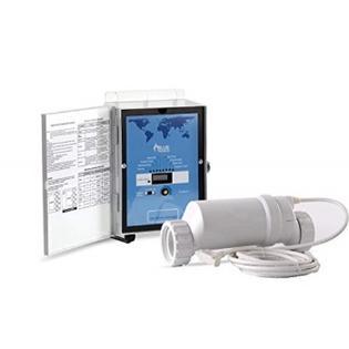 Works This chlorination system is for pool sizes up to 25,000 gallons.*No need to worry about cleaning the salt cell, using reverse po