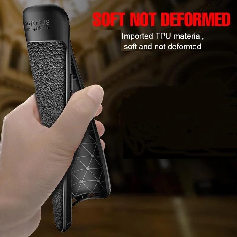 Luxury Leather Soft TPU Phone Cover For iPhone 12 Pro Mini Max