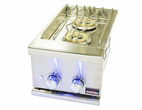 Bonfire Barbecue Prime Double Side Burner (Slide in)
