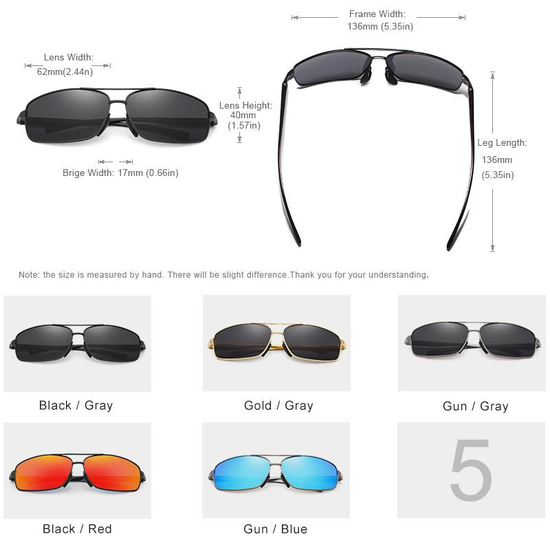 Brand Designer Men Polarized Sunglasses