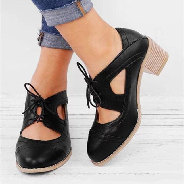 Women Luxury PU Leather Pumps Gladiator Ankle Boots