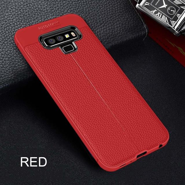 Luxury Shockproof Silicone Armor Case For Samsung S6 S7 S8 edge Plus Note 8 9 +Screen Protector