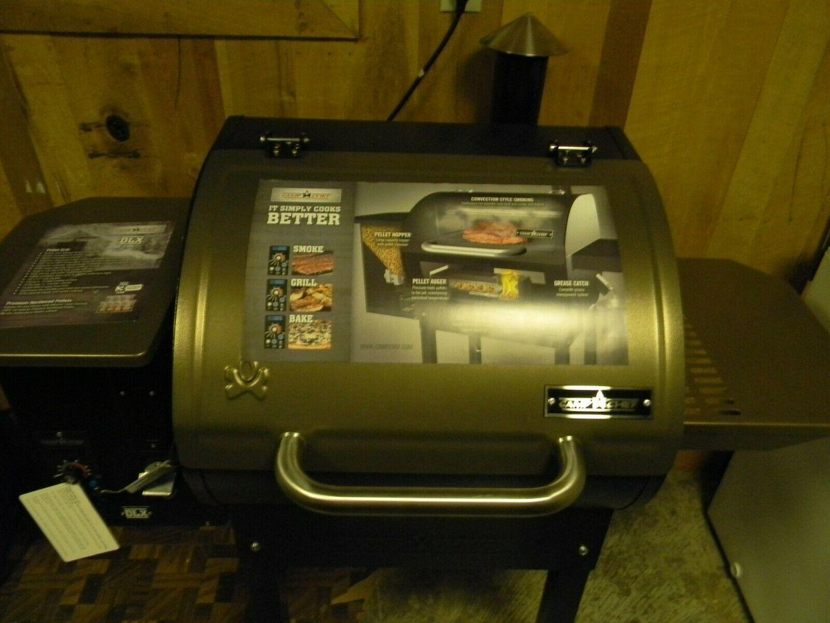 Camp Chef SmokePro DLX Pellet Grill With Cover 570 S.I. Assembled Pick Up Only