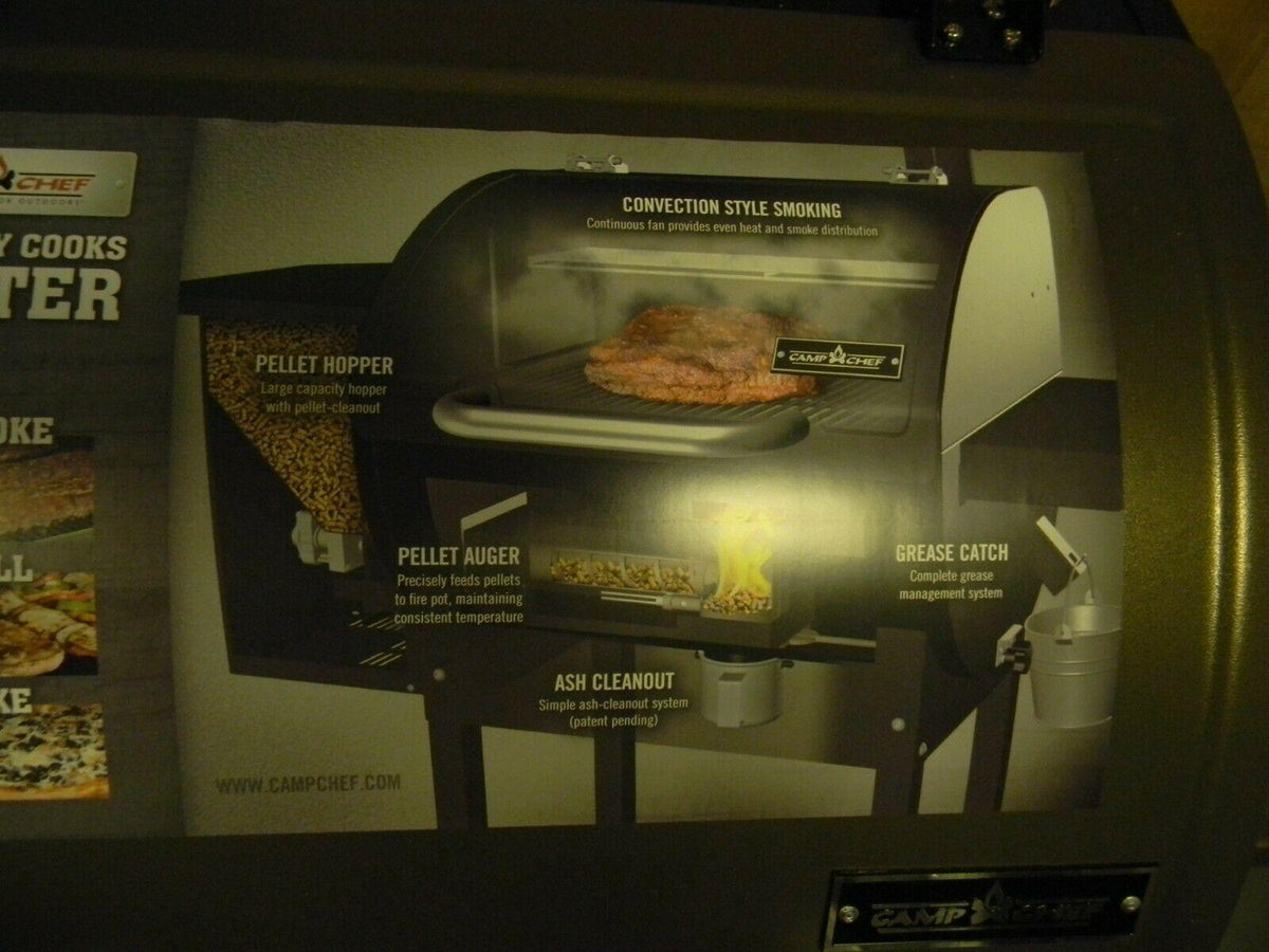 Camp Chef SmokePro DLX Pellet Grill With Cover 570 S.I. Assembled Pick Up Only