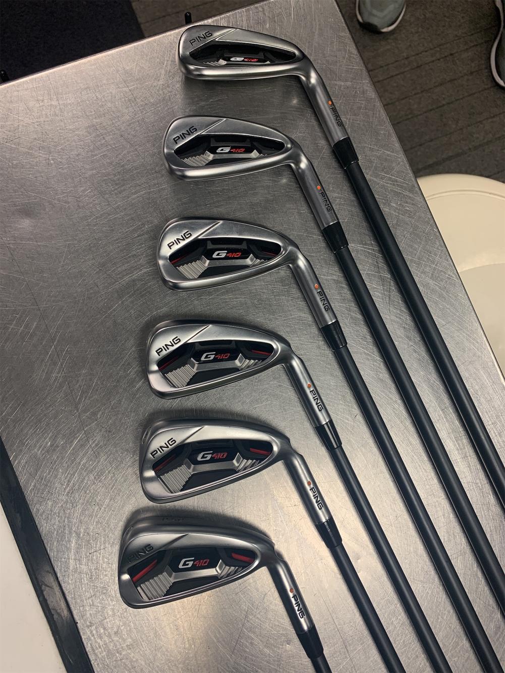 Men's Right Handed G410 Regular Flex Graphite Shaft Iron Set