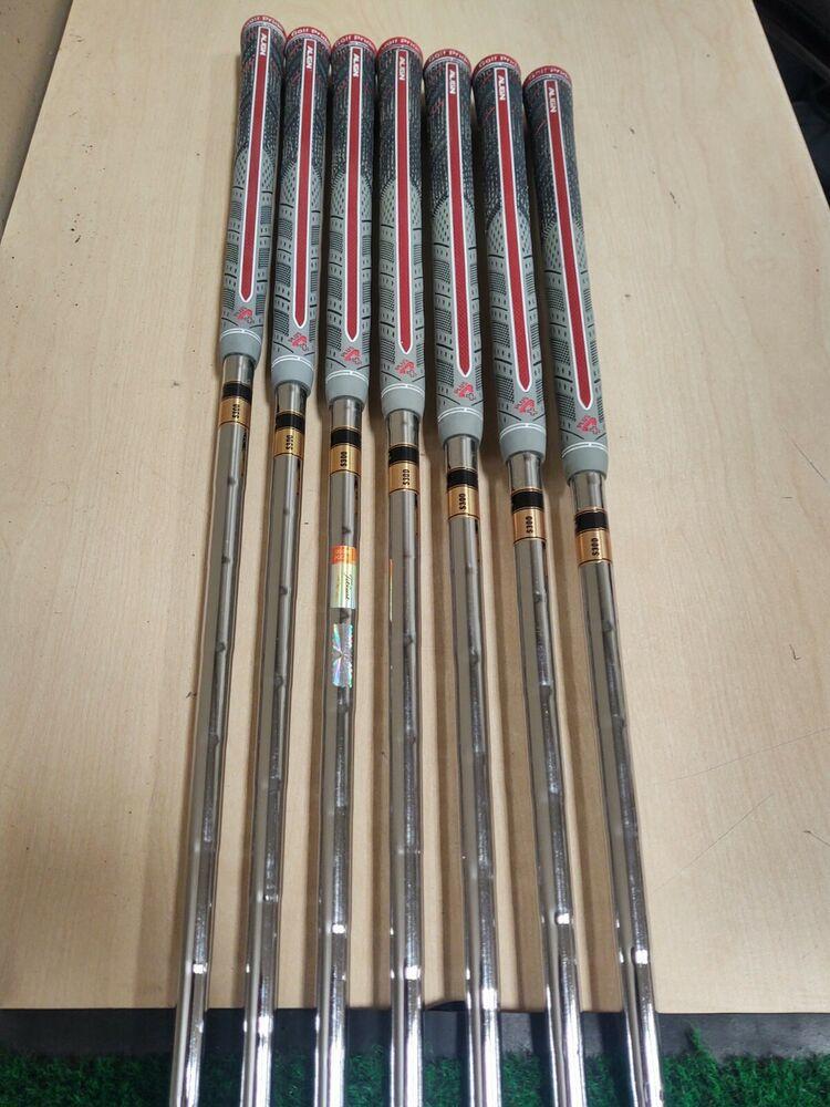 Titleist 718 AP3 Black Iron Set 4-PW S300 Steel Shaft Stiff Flex