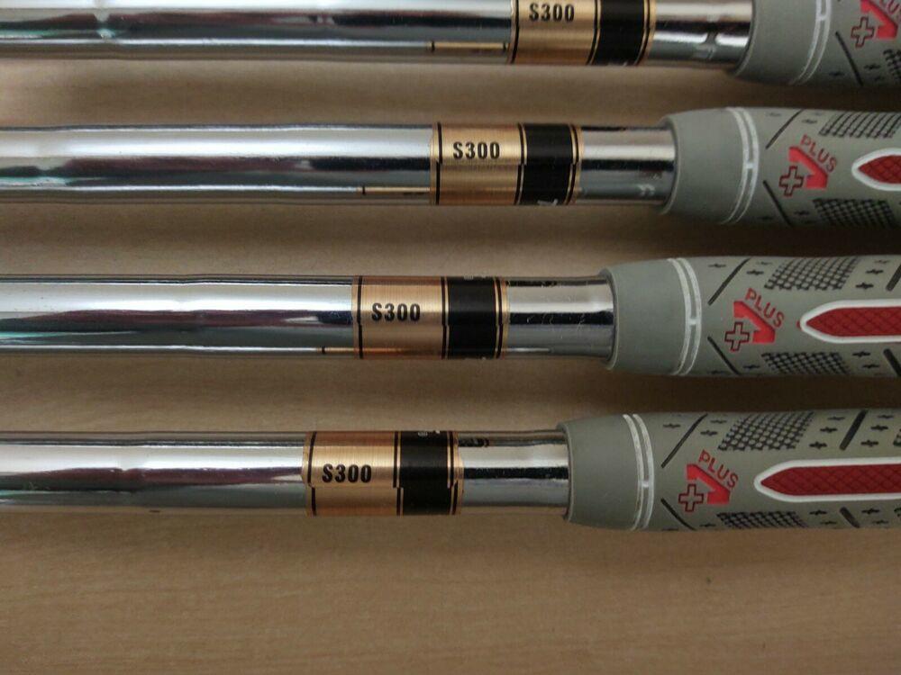 Titleist 718 AP3 Black Iron Set 4-PW S300 Steel Shaft Stiff Flex