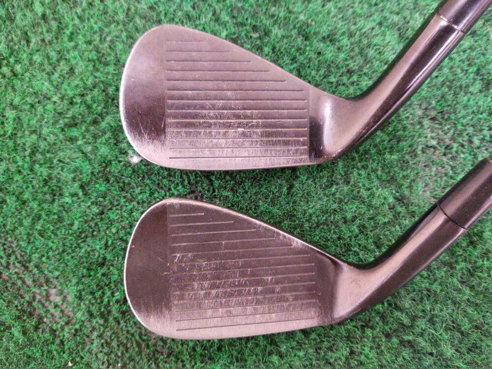 Titleist 718 AP3 Black Iron Set 4-PW S300 Steel Shaft Stiff Flex