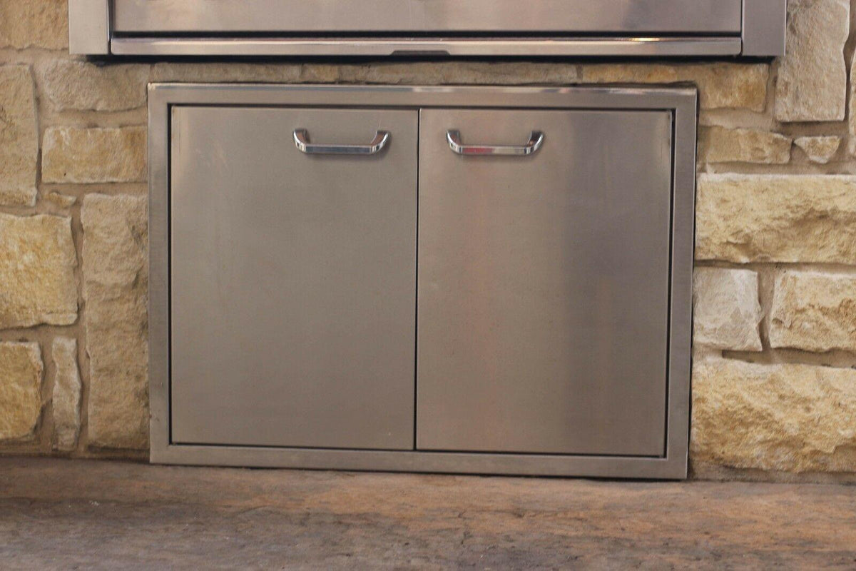 36" x 22" Double Access Doors,BBQ Outdoor Kitchen, USA, 304 SS
