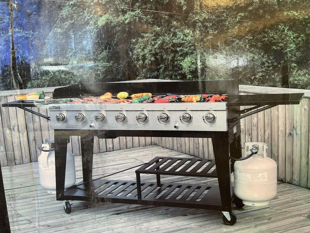 Royal Gourmet Large Event 8-Burner 104,000 BTU Liquid Propane Gas Grill GB8000E