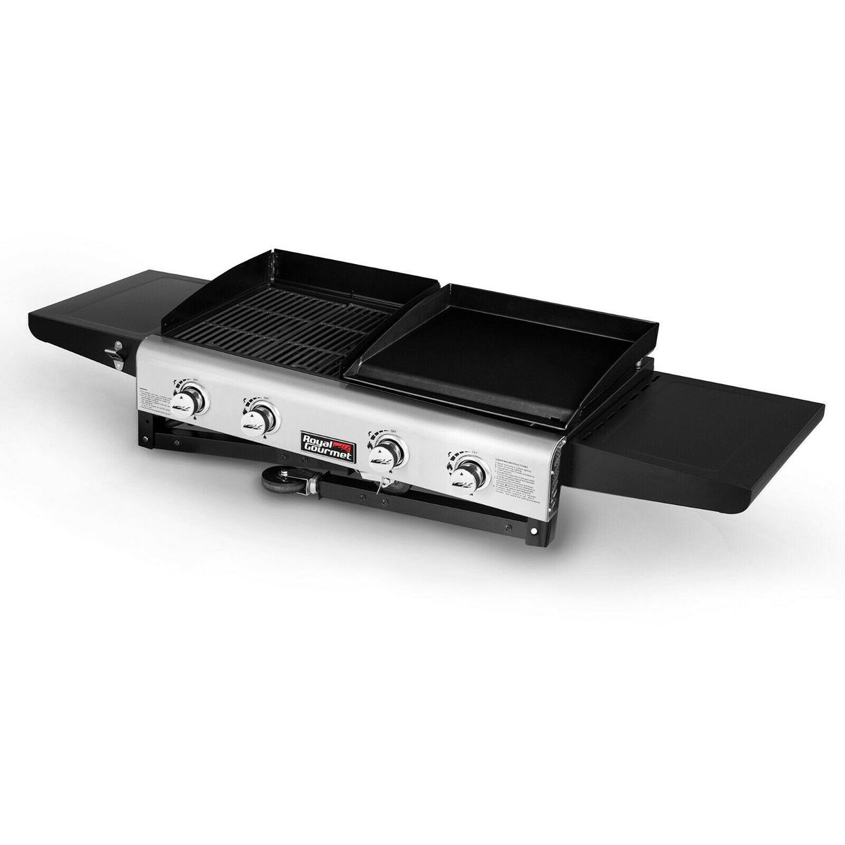 Royal Gourmet 4-Burner Portable Flat Top Gas Grill and Griddle Combo GD401
