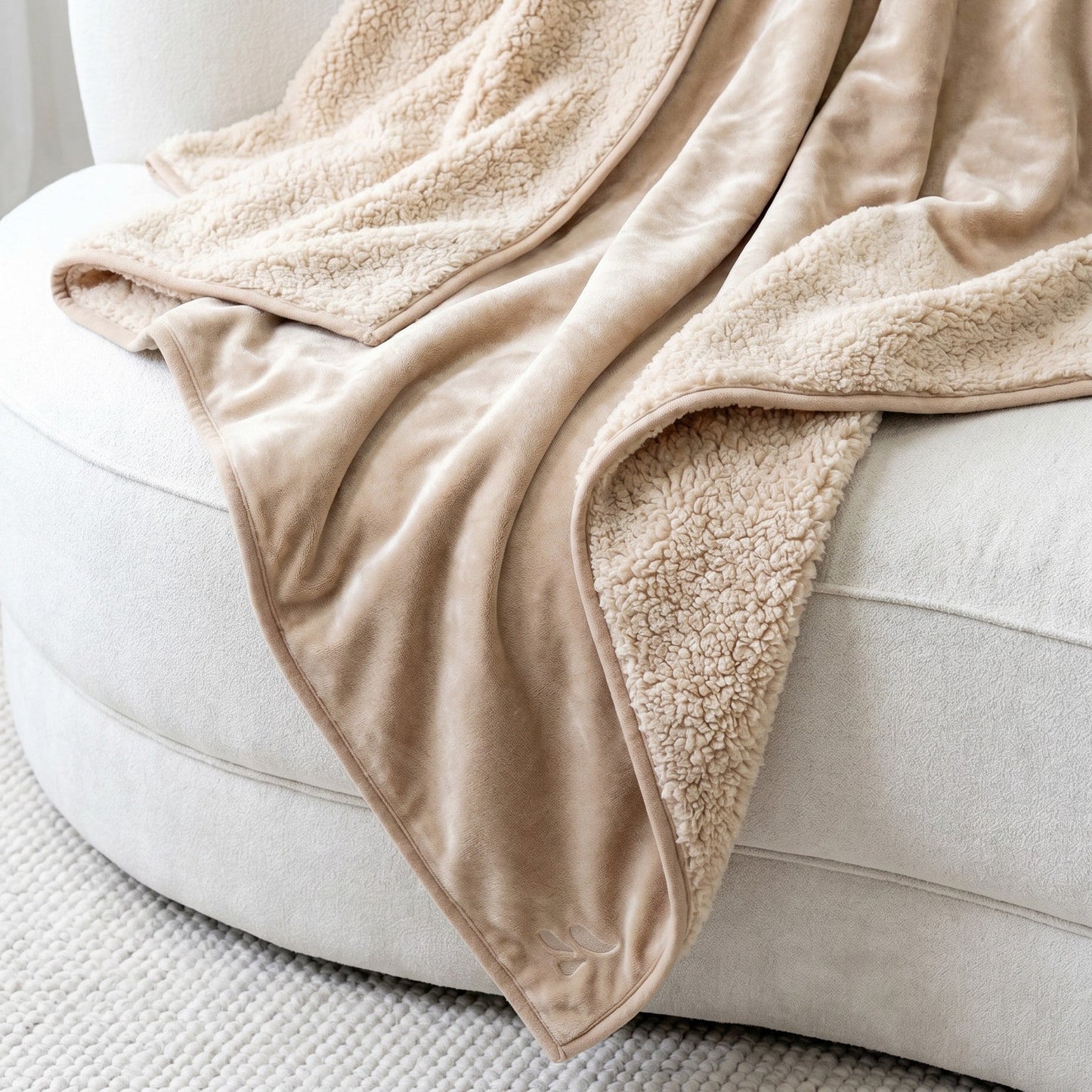 Waterproof Splash Blanket - Champagne The OG - Same Color Sherpa
